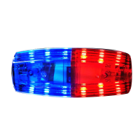 德拉奇 XH25 警示爆闪灯肩夹 多功能LED充电肩灯