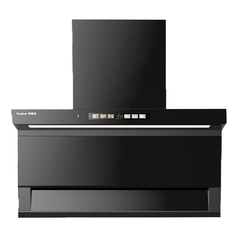 荣事达顶侧双吸抽油烟机家用厨房侧吸式大吸力吸油烟机7字抽烟机