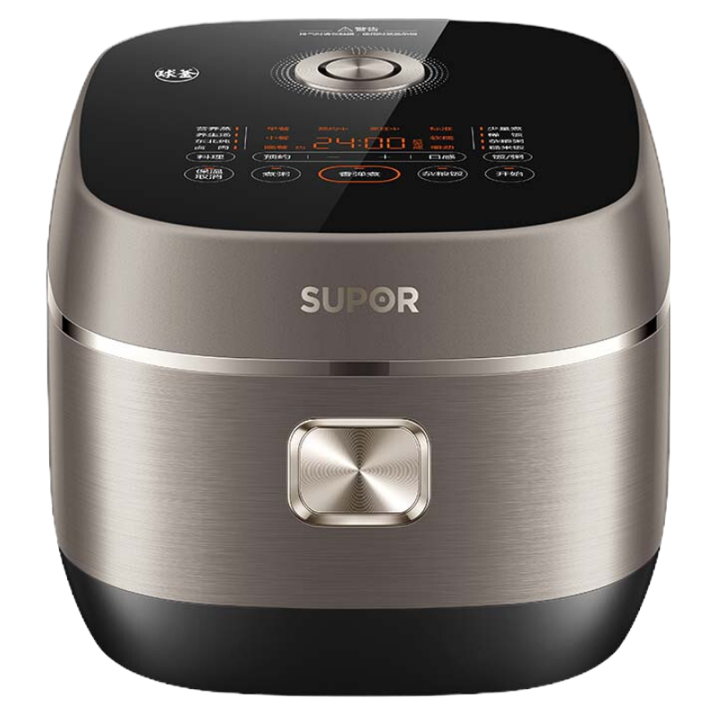 苏泊尔(SUPOR)0涂层球釜电饭煲IH无涂层4L大容量316L不锈钢家用多功能智能1-8人电饭锅
