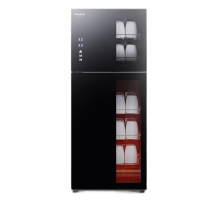 德玛仕DEMASHI茶杯消毒柜商用家用小型高温迷你茶具碗筷餐具立式办公室双门五层消毒碗柜 XDZ120-A1[茶杯款