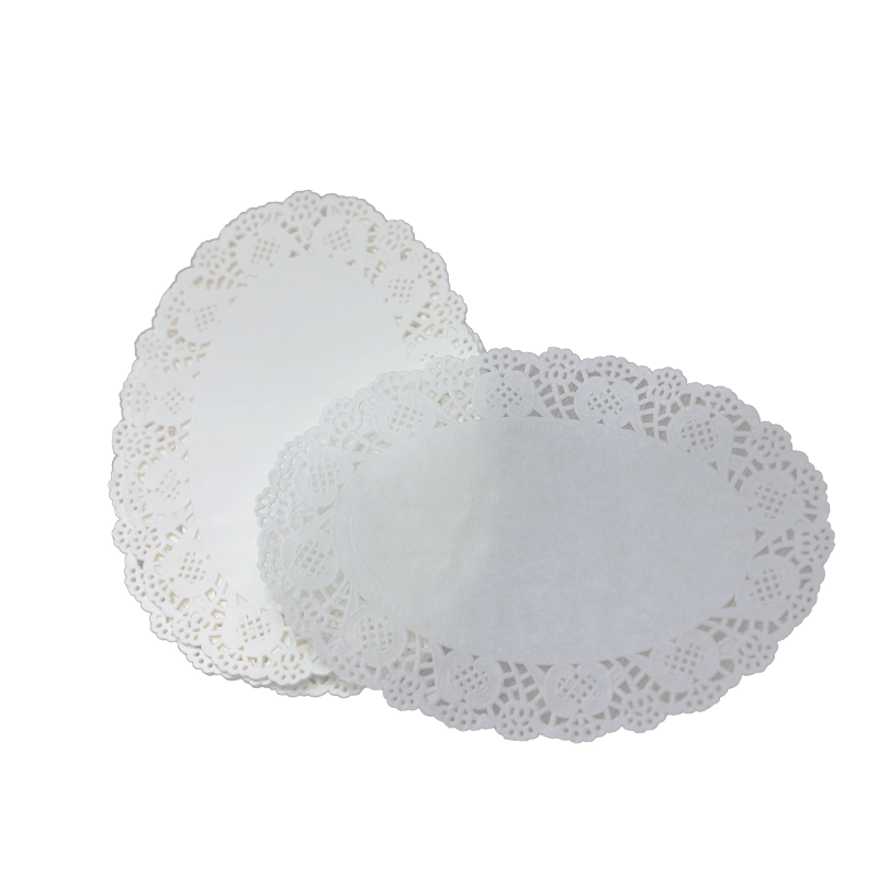 铂锜澳 椭圆花底纸100张/包/7.5*10.5cm