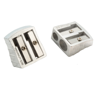 晨光(M&G)文具粗细双孔金属卷笔刀 铅笔刀转笔刀削笔刀削笔器 防锈耐用办公用品APSN1271