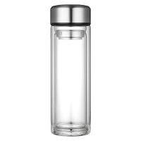 中电鼎润 ZD350ML 双层玻璃水杯 (计价单位:个)本色