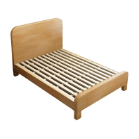 乐琪艺 单人床 原木色 200*100*46cm 张