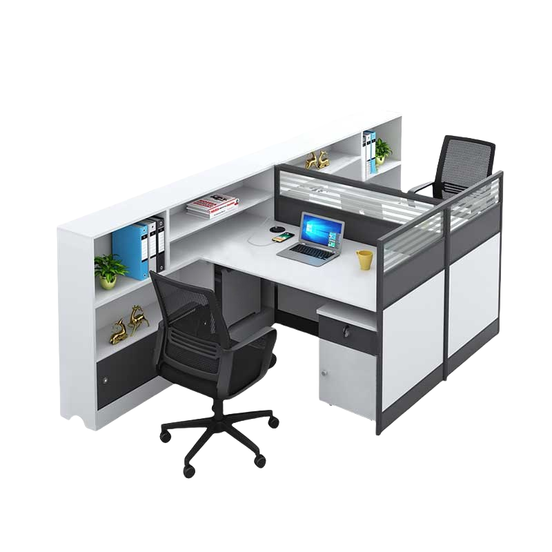 铭思达办公桌屏风工位T型双人位套