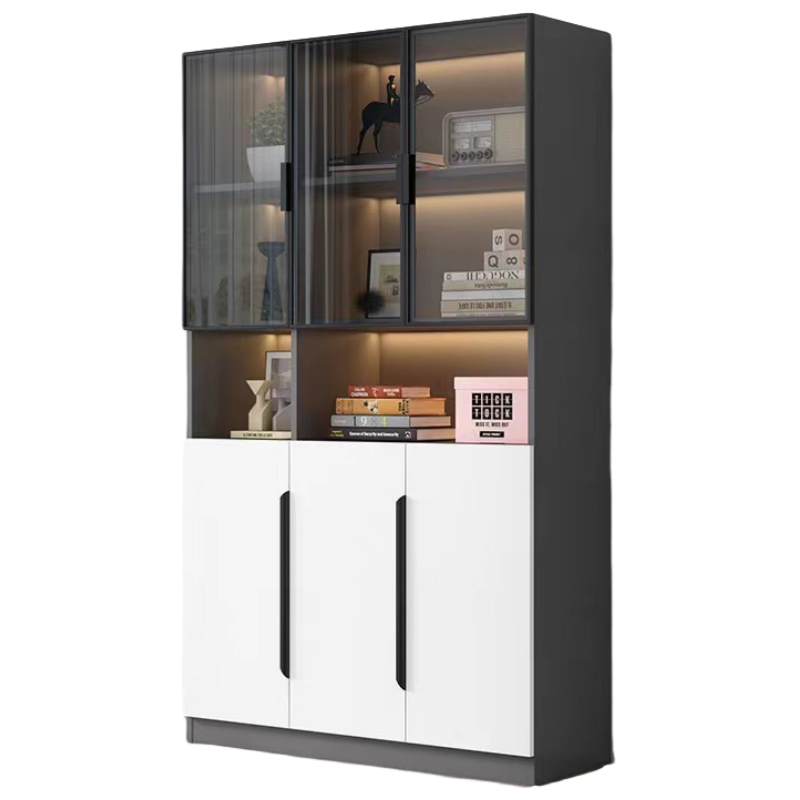 智叶舟办公储物柜三门100*40*200cm台