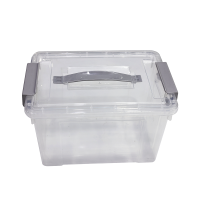 铂锜澳透明手提收纳箱28*19*16.5cm