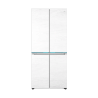 海尔(Haier)475升十字对开门冰箱 594mm专业超薄零嵌 全空间保鲜 BCD-475WGHTD1BGZU1