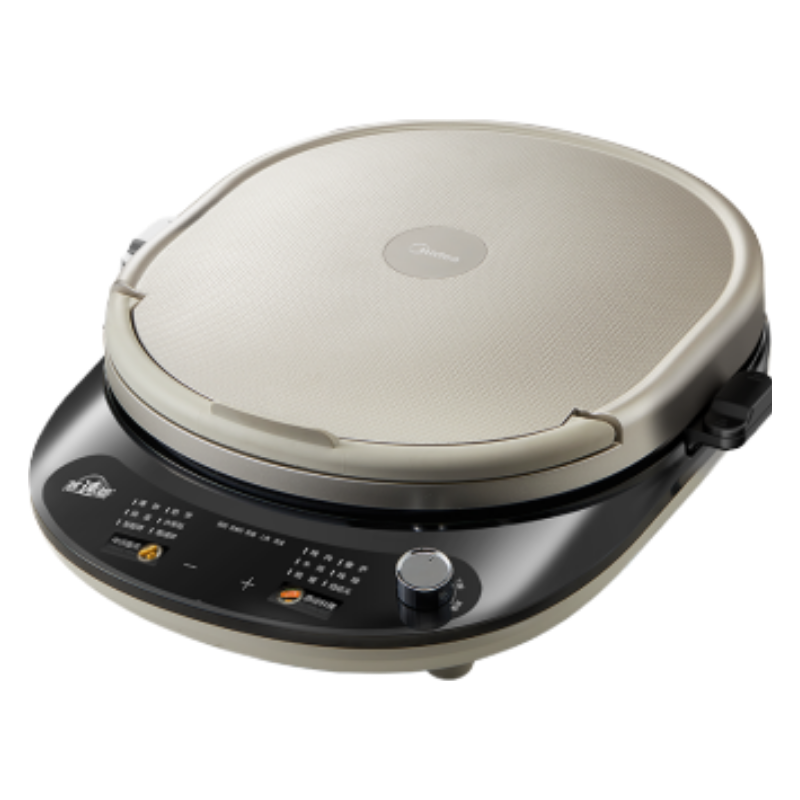 美的(Midea)电饼铛家用双面加热煎烤机烙饼电煎饼锅34大尺寸加深烤盘上下盘可拆洗早餐机烤肉电饼档MC-JKE3478