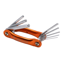 维度WEDO成套内六角扳手折叠式平头(工业级)公制1.5-8mm WD267 /盒