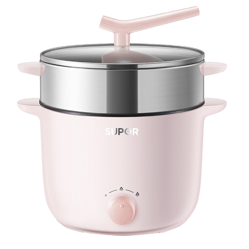苏泊尔(SUPOR)电煮锅 电蒸锅 电热锅 多功能泡面小火锅 宿舍小电锅 一体蒸煮小炒锅 2.5L多用途H20YK630