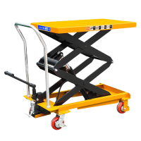 行路泽液压手动平台升降推车双剪叉PTS系列承重800公斤起升1.5米 XLZ-863SPTS800