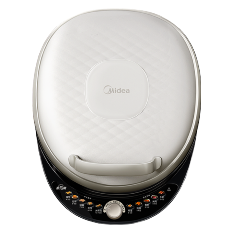 美的(Midea)电饼铛家用双面加热煎烤机烙饼锅电煎饼锅34大口径加大加深烤盘 温度可调早餐机电饼档MC-JKE3475