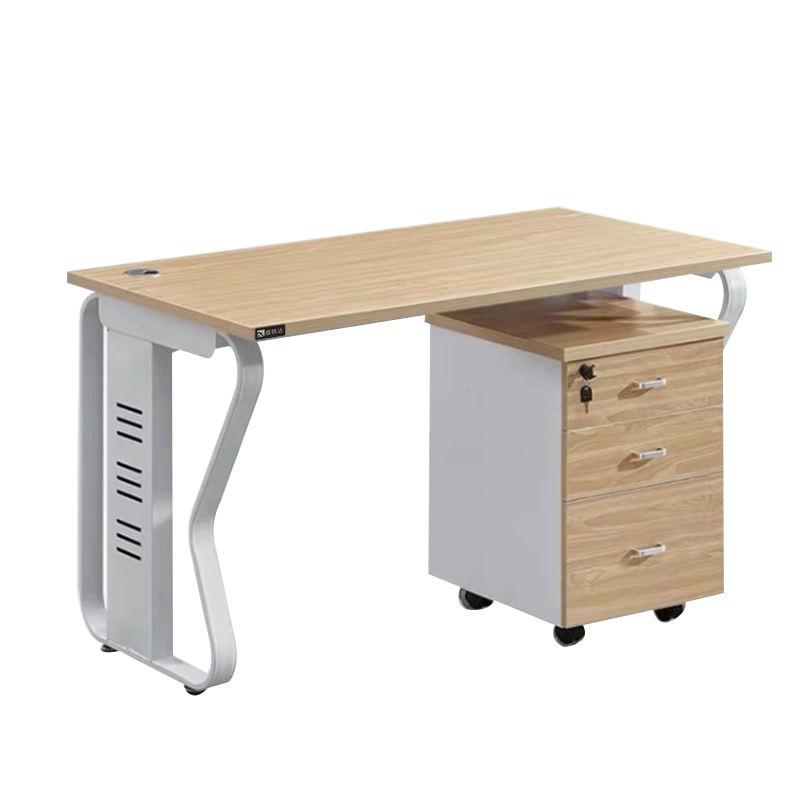 盛铁达 带柜办公桌1600*800*750mm STD-XTBG03 张