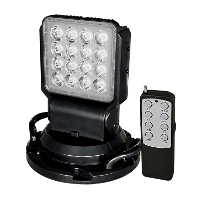 简鼎 JD6415 60W IP66 DC12V LED 5700K 遥控车载探照灯(计价单位:盏) 黑色