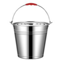 攸 不锈钢带盖水桶 38cm 个