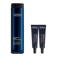 欧莱雅男士青春肌源紧致精华乳50ml 修护保湿抗皱紧致面霜乳液50ml+15ml*2