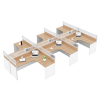 伟樽屏风工位六人位2460*4260*1100mm张