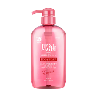 蝶印 北海道马油珍珠精华护肤沐浴露 600mL