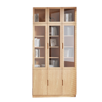 圣承启 木质书柜 三门台