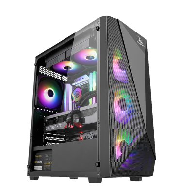 Intel酷睿i5 14400F/RTX5060 8G独显双通道内存DIY组装机台式电脑游戏主机吃鸡游戏主机游戏直播AI设计5060主机