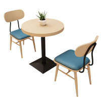 豫龙都洽谈桌椅一桌二椅 套