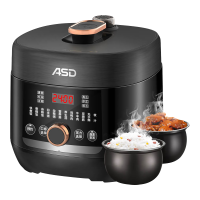 爱仕达爱仕达电压力锅AP-F50E166家用5L大面屏预约多功能双胆高压锅
