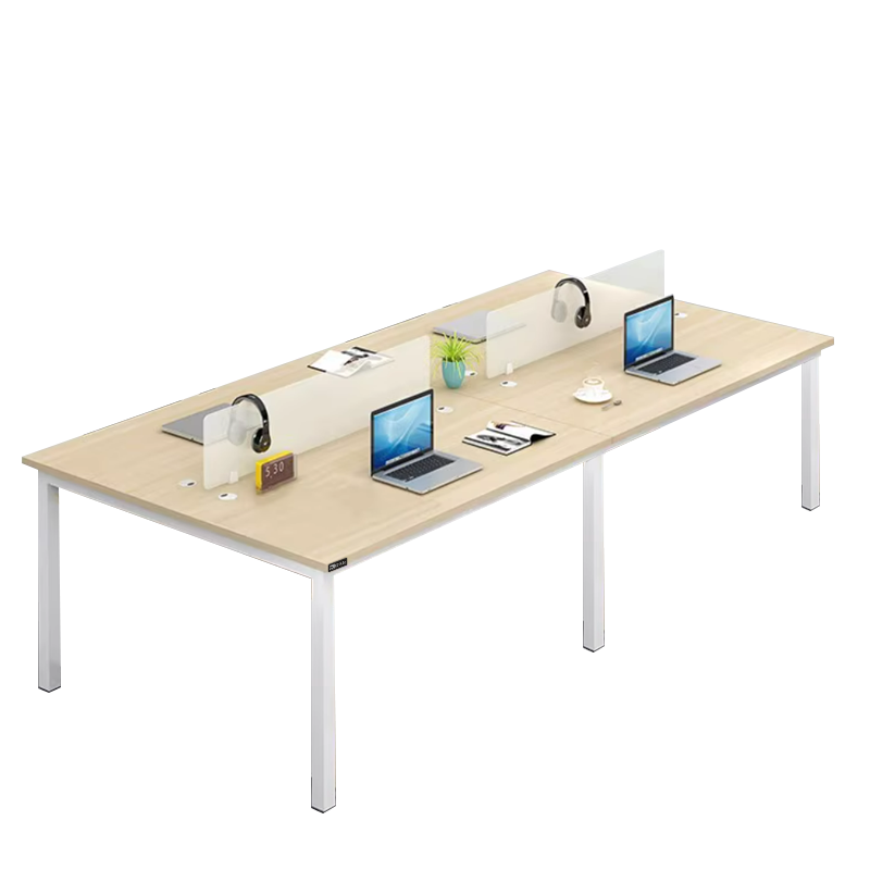 盛铁达 办公桌带挡板 2400*1200*750mm STD-XTBG16 张