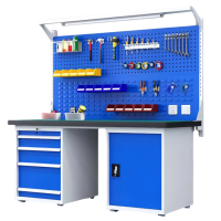 豫龙都工具桌四抽一门张