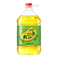 金龙鱼精选大豆油5L桶装家用厨房炒菜烹饪食用油
