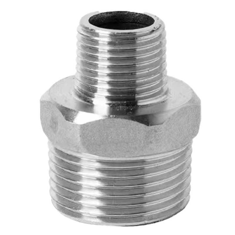 伟鹏双兴 304不锈钢变径六角对丝 DN40*DN15 个