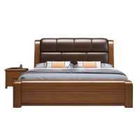 铭思达实木软包床