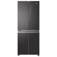 海尔(Haier)406升十字对开门超薄嵌入冰箱 彩晶面板 DEO净味养鲜 家用 BCD-406WLHTDEDSLU1