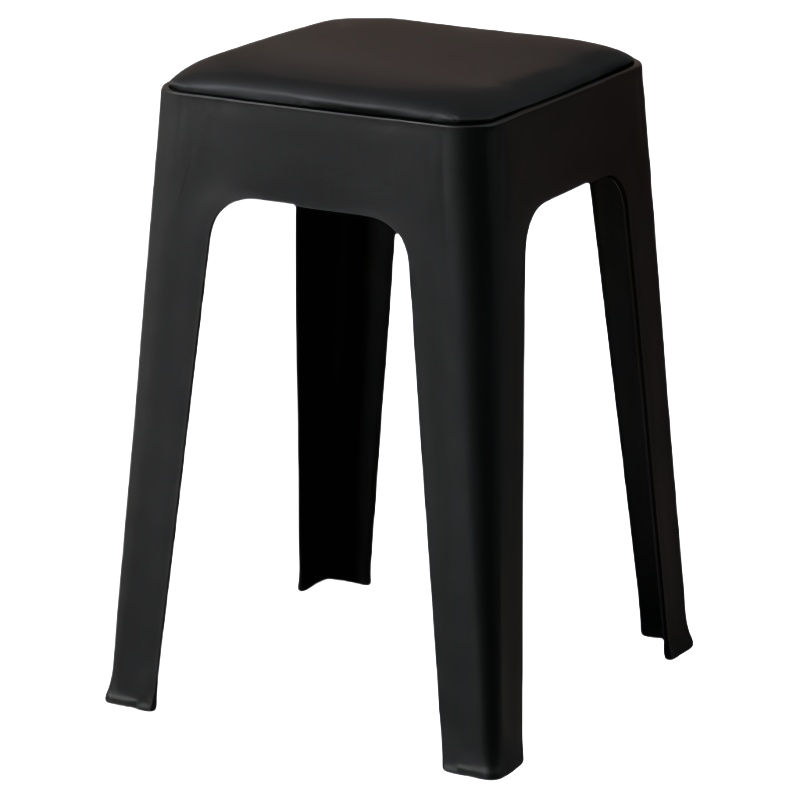 晨磊 塑料凳 47*32*28cm(黑色) 个