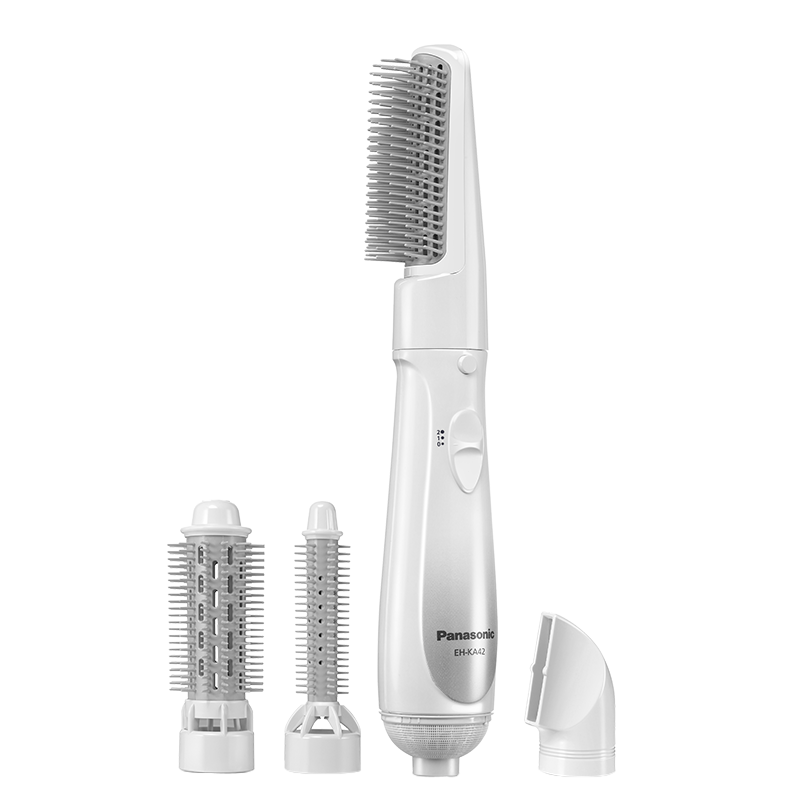 松下(Panasonic)卷发棒EH-KA42直卷两用美发器两段式风力调节美发梳卷发器蛋卷棒