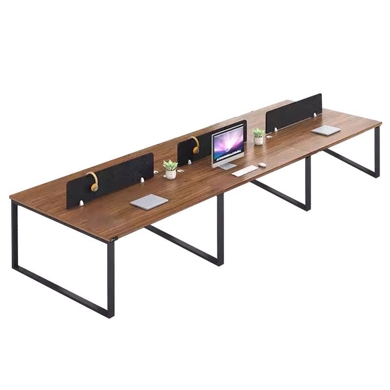 盛铁达 办公桌带挡板 3600*1200*750mm STD-XTBG22 张