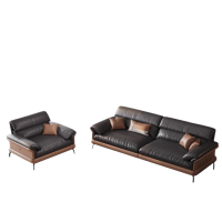 智叶舟商务沙发组合2100*900*840mm(3+1)套