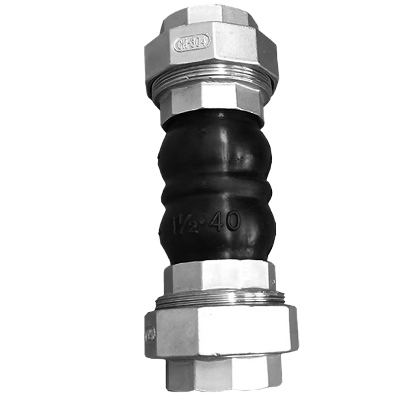 伟鹏双兴 不锈钢活接橡胶软接头 DN50(2寸) 个