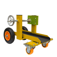 堇柏 四轮搬运车 黄色 个