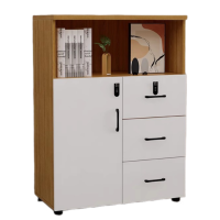 智叶舟办公矮柜1门3抽80*40*109cm台