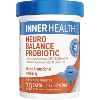 INNER HEALTH 解压提神益生菌 30粒 1瓶装 青少年学生考试集中注意力稳情绪 澳洲进口