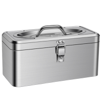 铭思达不锈钢工具箱双层中号个