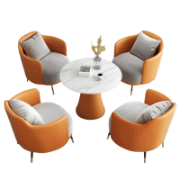 鑫木樽沙发+茶几一桌四椅套