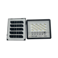 翰卓晶云 满天星太阳能投光灯 led光控防水路灯定时照明户外庭院灯45W HZ-598S-024