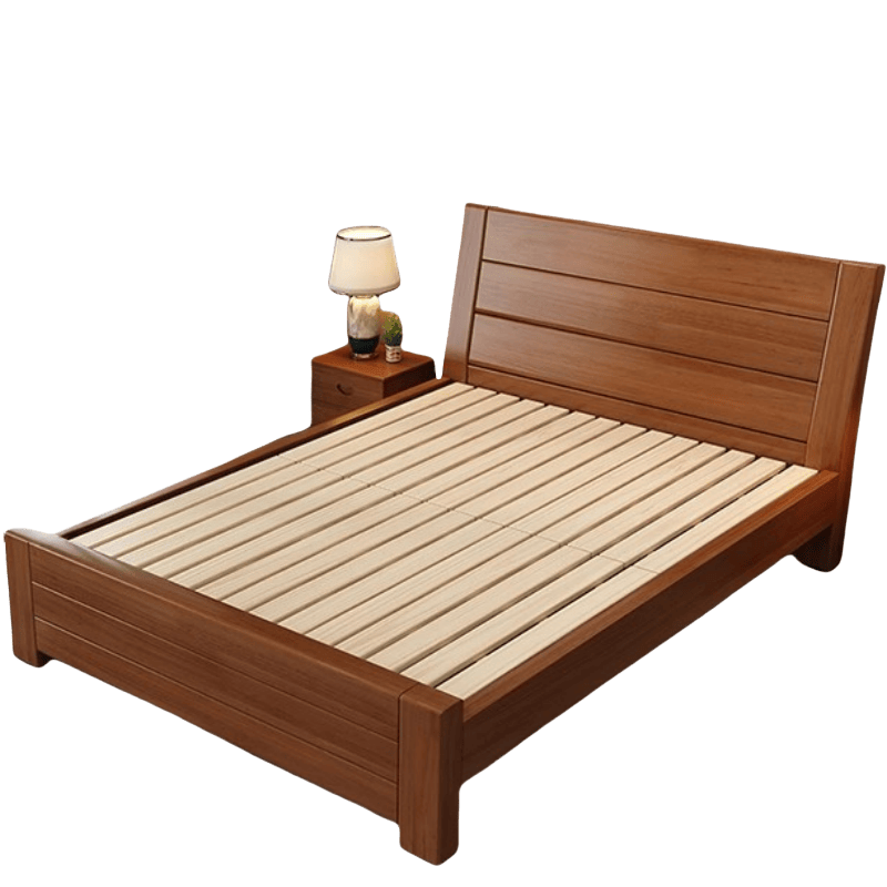 鑫木樽单人床+床头柜150厘米套