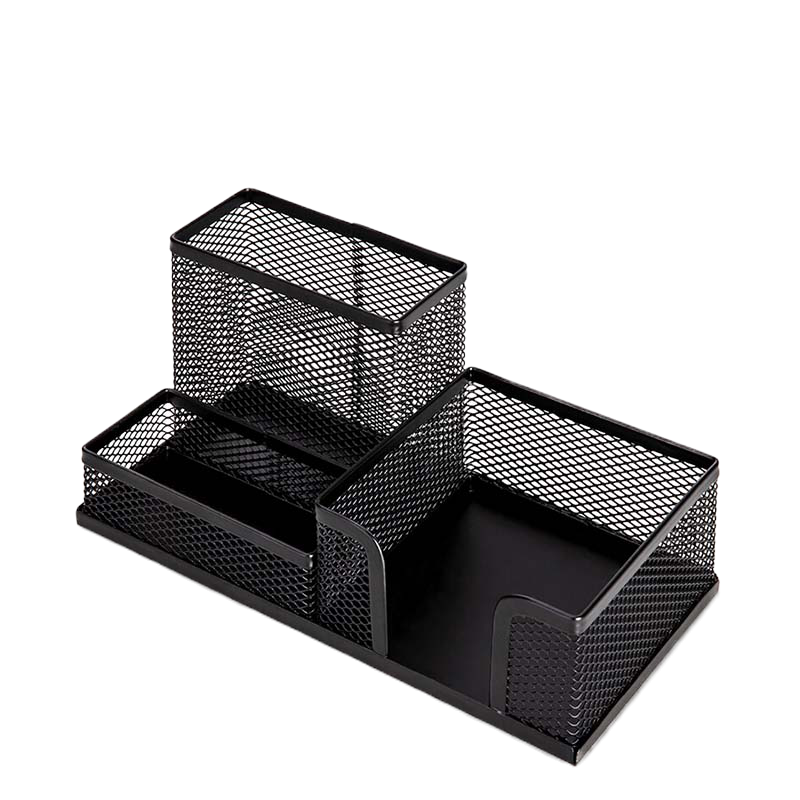 [得力](deli) 多功能笔筒9175 黑色 一个装