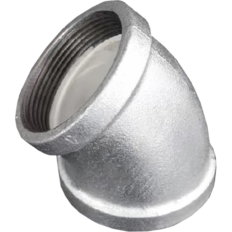 伟鹏双兴 镀锌衬塑45度弯头 DN40(1.5寸) 个