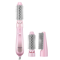 松下(Panasonic) 卷发棒EH-KA23直发梳直卷两用女性美发器持久不伤发蛋卷棒 粉色
