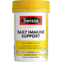 Swisse 成人维生素C免疫力片 60粒 1瓶装 含维C黄酮提取物 膳食营养补充剂 澳洲进口
