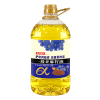 [直降]一级亚麻籽油2.7Lx2瓶(10斤)食用油 俄罗斯进口原料 富含亚麻酸